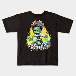 A Little Zombie Witchy Kids T-Shirt